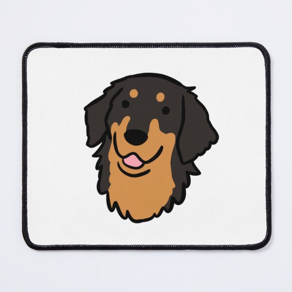 Item preview, Hovawart dog cute illustration designed and sold by Yarafantasyart.