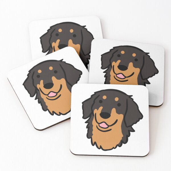 Item preview, Hovawart dog cute illustration  designed and sold by Yarafantasyart.