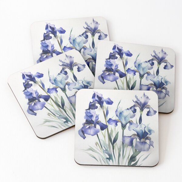 Item preview, Blue Irises  designed and sold by Vanover Designs.