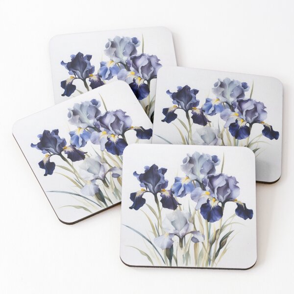 Item preview, Blue Irises  designed and sold by Vanover Designs.