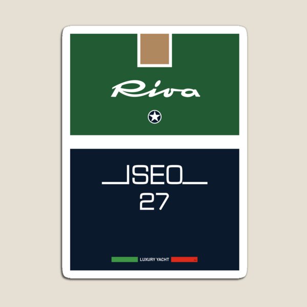 Riva Iseo Aquarama Italia Runabout Yachting Rapallo Magnet