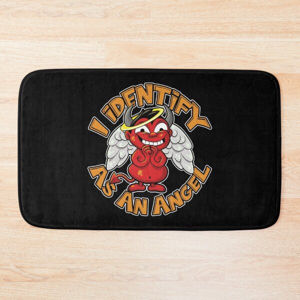 Item preview, I identify as an angel, a heavenly disguise for your devilish side designed and sold by robimerch.