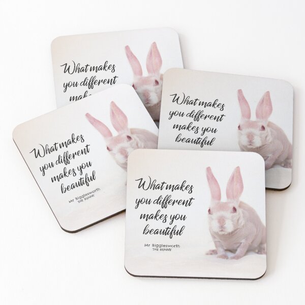 Item preview, Mr Bigglesworth the bald rabbit - What makes you different makes you beautiful designed and sold by mrbigglesworth.