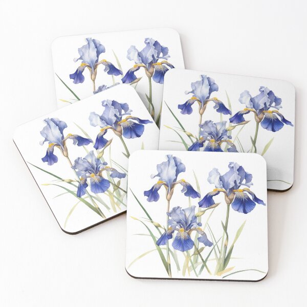 Item preview, Blue Irises  designed and sold by Vanover Designs.