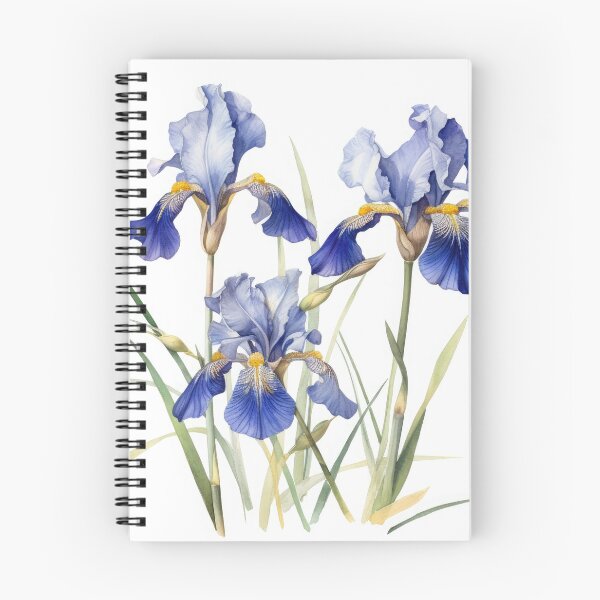 Artikelvorschau, Blaue Schwertlilien entworfen und verkauft von Vanover Designs.