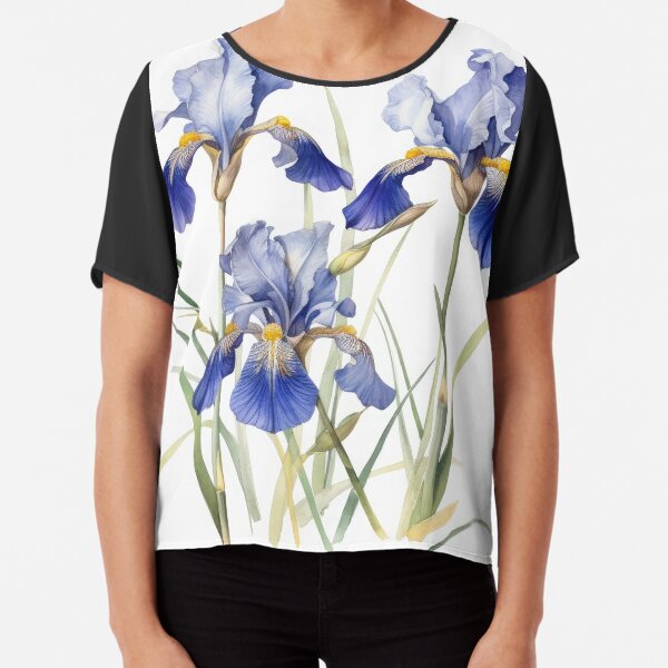 Item preview, Blue Irises  designed and sold by Vanover Designs.