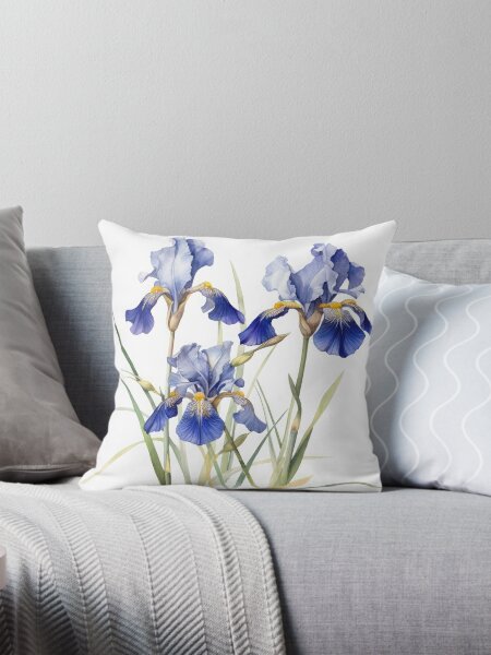 Item preview, Blue Irises  designed and sold by Vanover Designs.