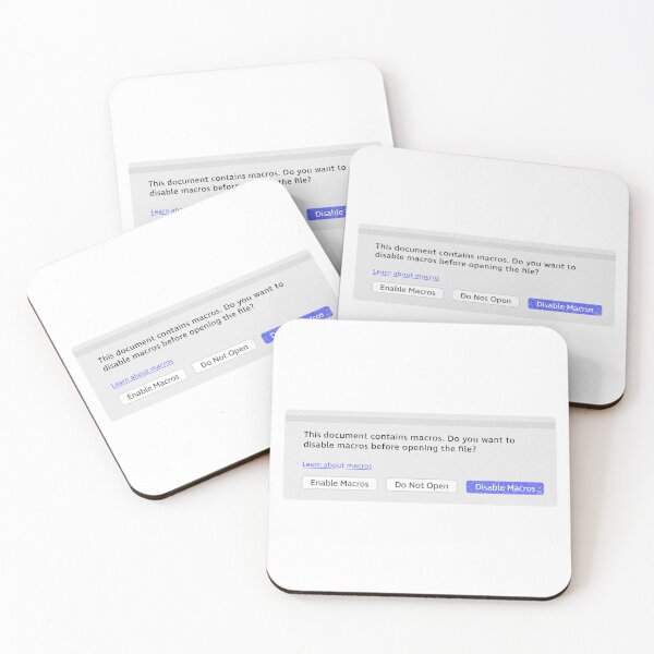 Item preview, Macro-Warning! Hacker Congress CCC 2023 Malware IT security designed and sold by wunderfamily.