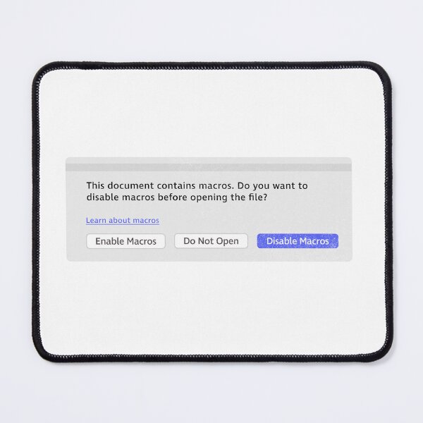 Item preview, Macro-Warning! Hacker Congress CCC 2023 Malware IT security designed and sold by wunderfamily.