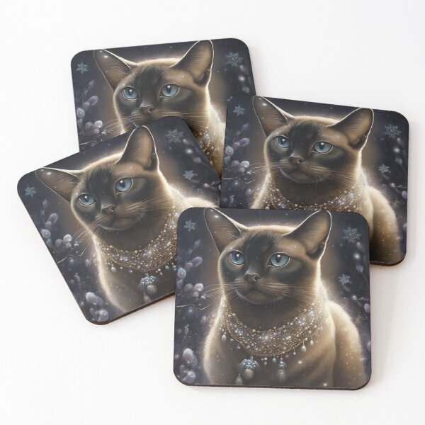 Item preview, Calming Burmese Cat designed and sold by Nocturne  Paws.