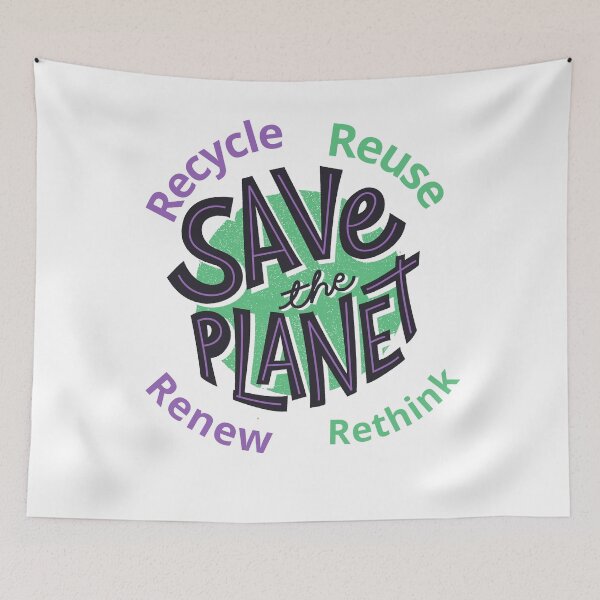 Item preview, recycle reuse renew rethink T-SHIRT designed and sold by Moronova   ⭐⭐⭐⭐⭐.