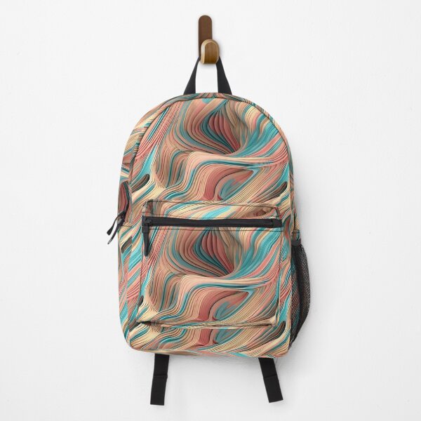 Item preview, Soft Color Abstract 3D Lines Pattern designed and sold by CinEmmaDesign.
