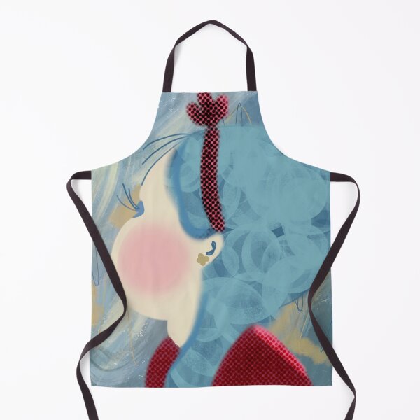 Item preview, Blue Hair and Red Headband Girl designed and sold by Artistestella.