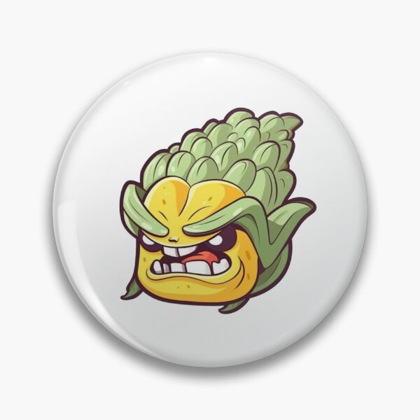 Item preview, Angry Corn Kernel designed and sold by BadOmenStickers.