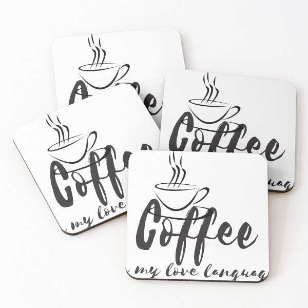 Item preview, Coffee is my Love Language for Coffee latte and ekspress lover designed and sold by PhotoArtMC.