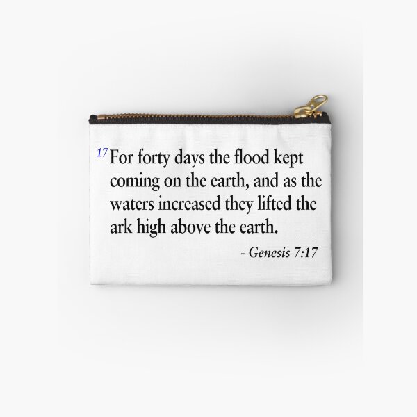 Item preview, Genesis 7:17 - For forty days the flood kept coming designed and sold by HeavenPrints.