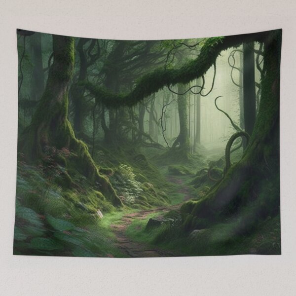 Item preview, Fairytale forest - Fantasy dream designed and sold by Monkyra.