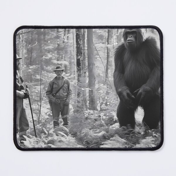Item preview, First photo of a real Bigfoot taken by biologists from Muchachuche University designed and sold by SingularityGeek.