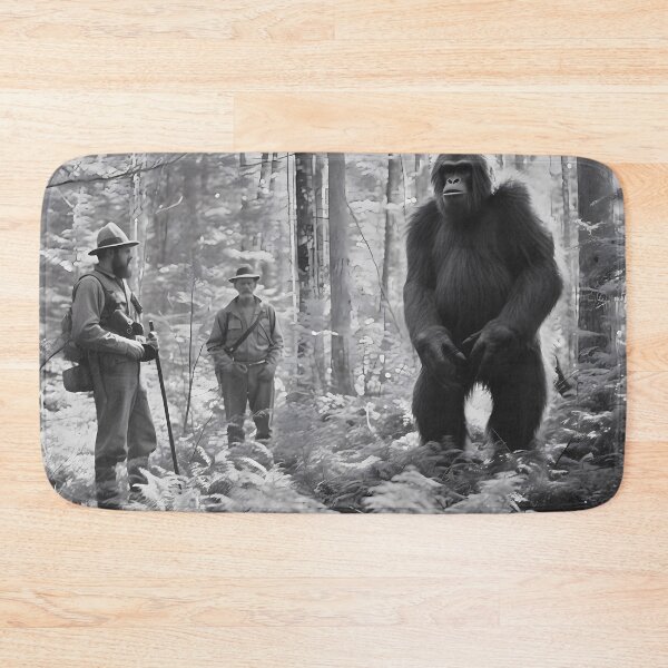 Item preview, First photo of a real Bigfoot taken by biologists from Muchachuche University designed and sold by SingularityGeek.