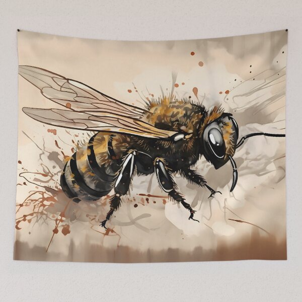 Artikelvorschau, Giant Asian hornet painted with brushstrokes entworfen und verkauft von SingularityGeek.