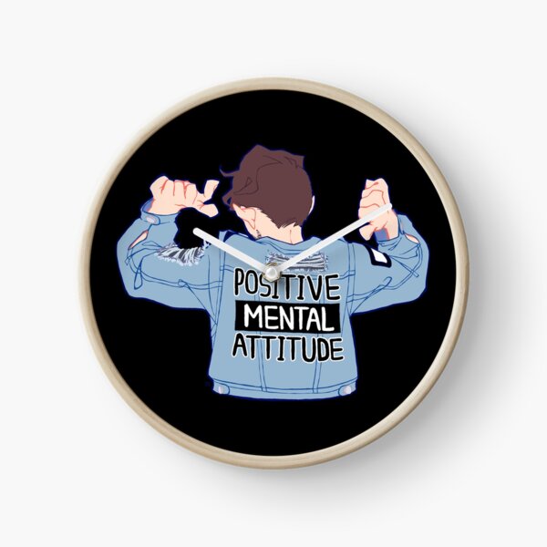 Positive Mental Attitude! Clock