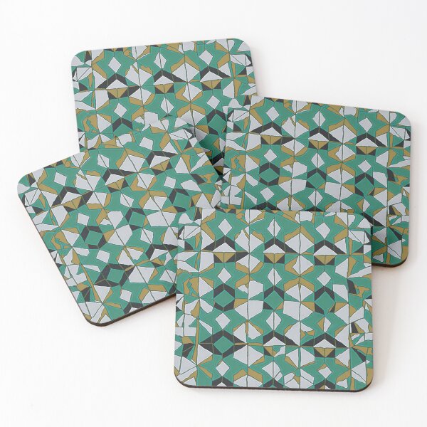 Item preview, Geometric Jade Pattern designed and sold by TondoMeander.