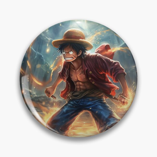 Item preview, Unleash the Power: Epic Artwork of Monkey D. Luffy in a Climactic Battle designed and sold by RobotBadGuy0.