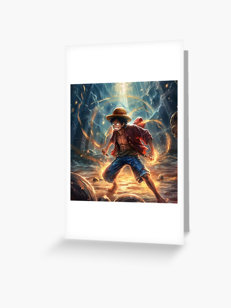 Luffy's Scar Lineart Greeting Card for Sale by Superdooperman