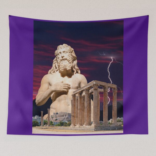 Item preview, Zeus & His Olympian Temple designed and sold by CannyGoods.