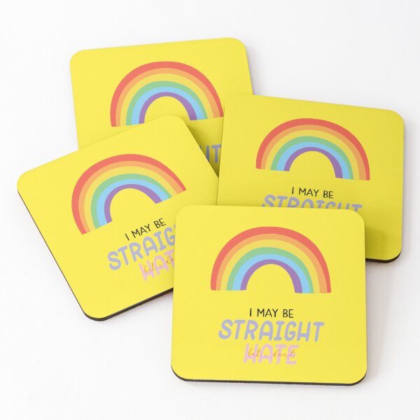 Item preview, I May Be Straight But I Don't Hate Gay Pride Rainbow Ally LGBTQ designed and sold by Vicious Malicious.