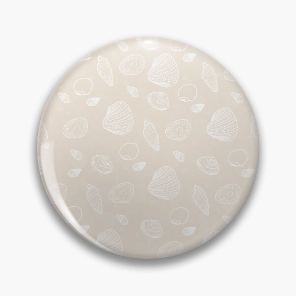 Item preview, Elegant White Seashells Beige Pattern designed and sold by NdesignTrend.