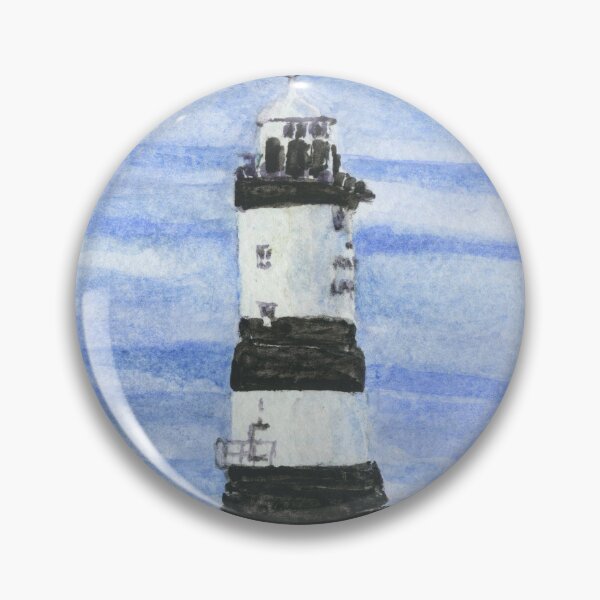 Item preview, Trwyn Du Lighthouse and Ynys Seiriol or Puffin Island from Penmon Point designed and sold by LymphomaLass.