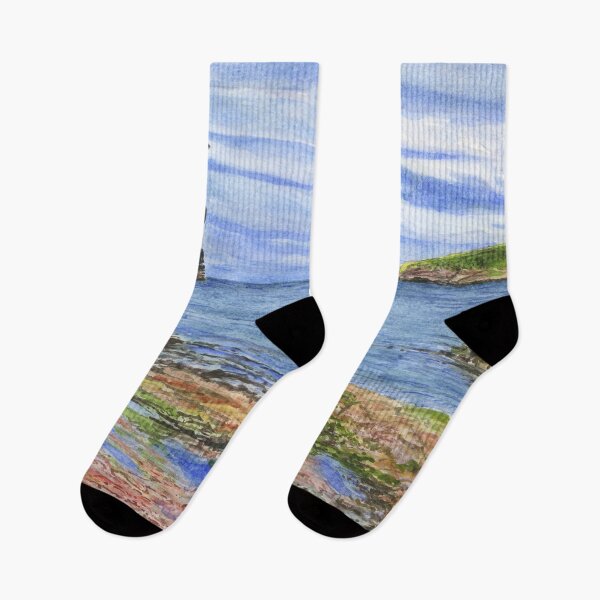 Item preview, Trwyn Du Lighthouse and Ynys Seiriol or Puffin Island from Penmon Point designed and sold by LymphomaLass.