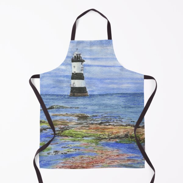 Item preview, Trwyn Du Lighthouse and Ynys Seiriol or Puffin Island from Penmon Point designed and sold by LymphomaLass.