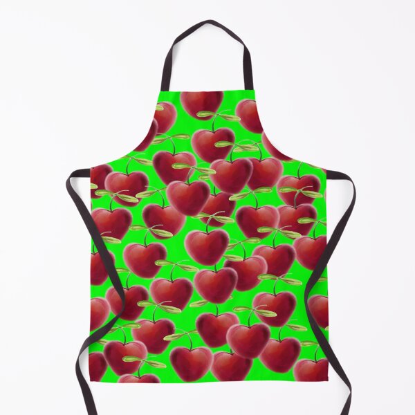 Aperçu de l'œuvre Luscious Lime Green Cherry Splash créée et vendue par lyndseyart.