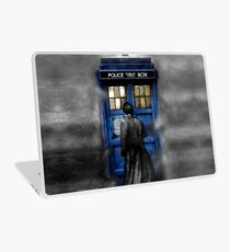 Mysterious man in the mist Laptop Skin