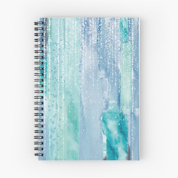 Item preview, relaxing lilac blue sea green rain watercolor texture designed and sold by themoniae.