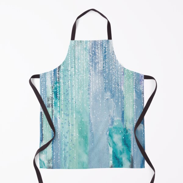 Item preview, relaxing lilac blue sea green rain watercolor texture designed and sold by themoniae.