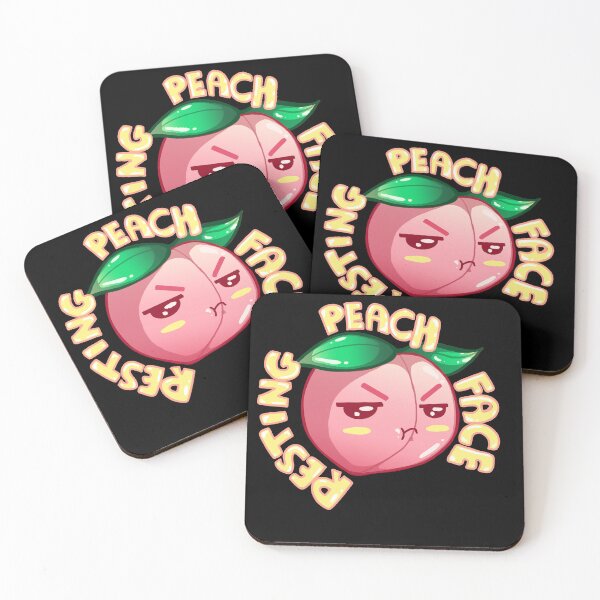 Item preview, Resting peach face designed and sold by BloodyKey.