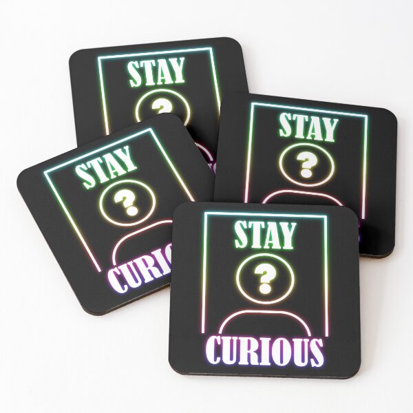 Item preview, Neon colored artwork - Stay curious designed and sold by llooddroos.