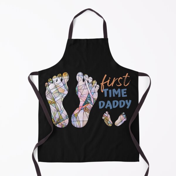 Item preview, First Time Daddy Happy Father's Day Mosaic Feet Design designed and sold by artbybiyan.
