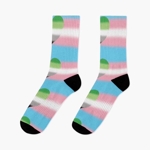 Aperçu de l'œuvre Gradient Transgender Aromantic Pride Flag créée et vendue par Sum-Thangs.
