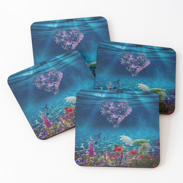 Item preview, flower field underwater designed and sold by clarazen.
