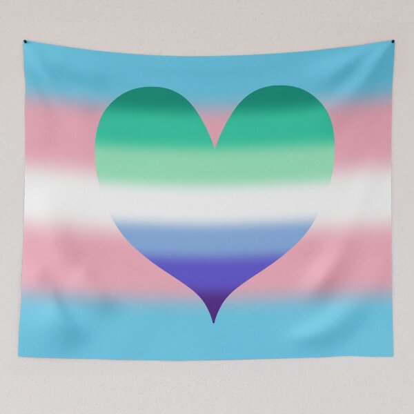 Item preview, Gradient Transgender Homoromantic Gay Male Pride Flag designed and sold by Sum-Thangs.