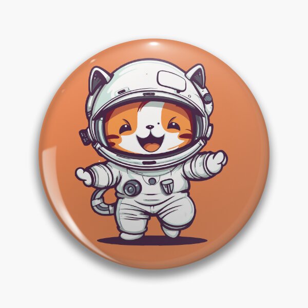 Artikelvorschau, Cat Miaw Astronaut: An Upbeat and Fun Illustration, Orange entworfen und verkauft von jonathandsillva.