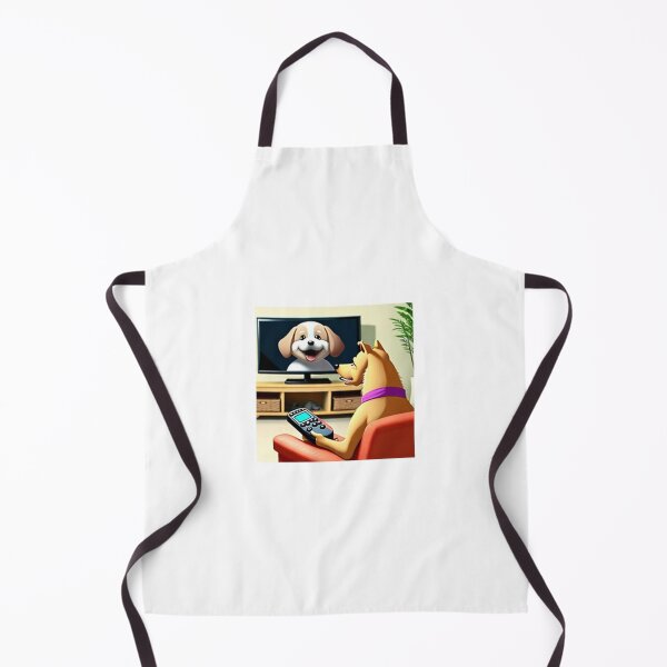 Item preview, Funny animated dog watching tv designed and sold by masteriven.