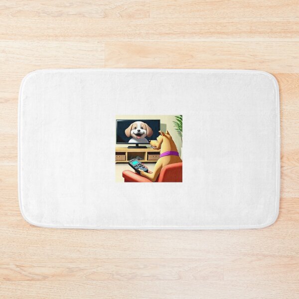 Item preview, Funny animated dog watching tv designed and sold by masteriven.