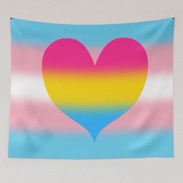 Item preview, Gradient Transgender Panromantic Pride Flag designed and sold by Sum-Thangs.
