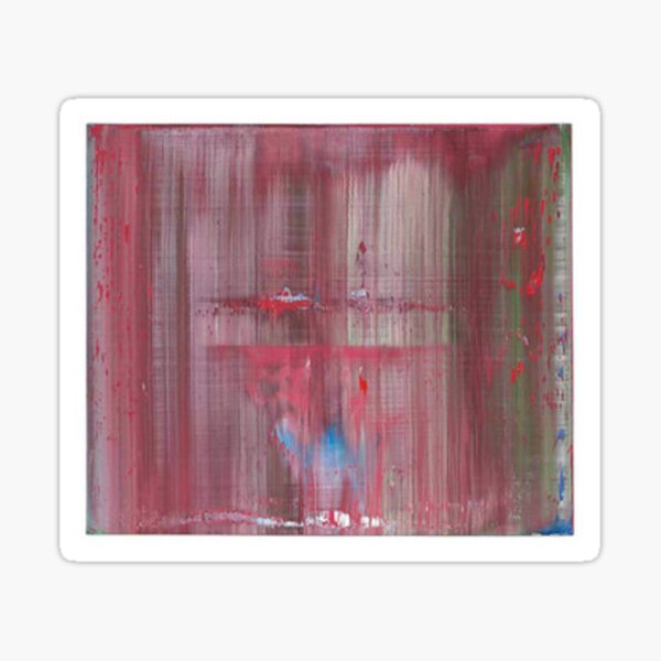 Gerhard Richter - Abstraktes Bild Sticker