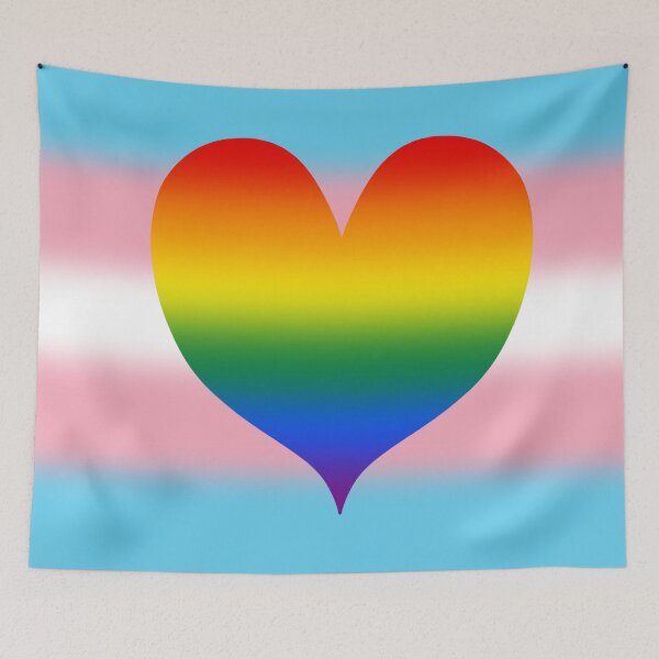 Item preview, Gradient Transgender Homoromantic Gay Rainbow Pride Flag designed and sold by Sum-Thangs.